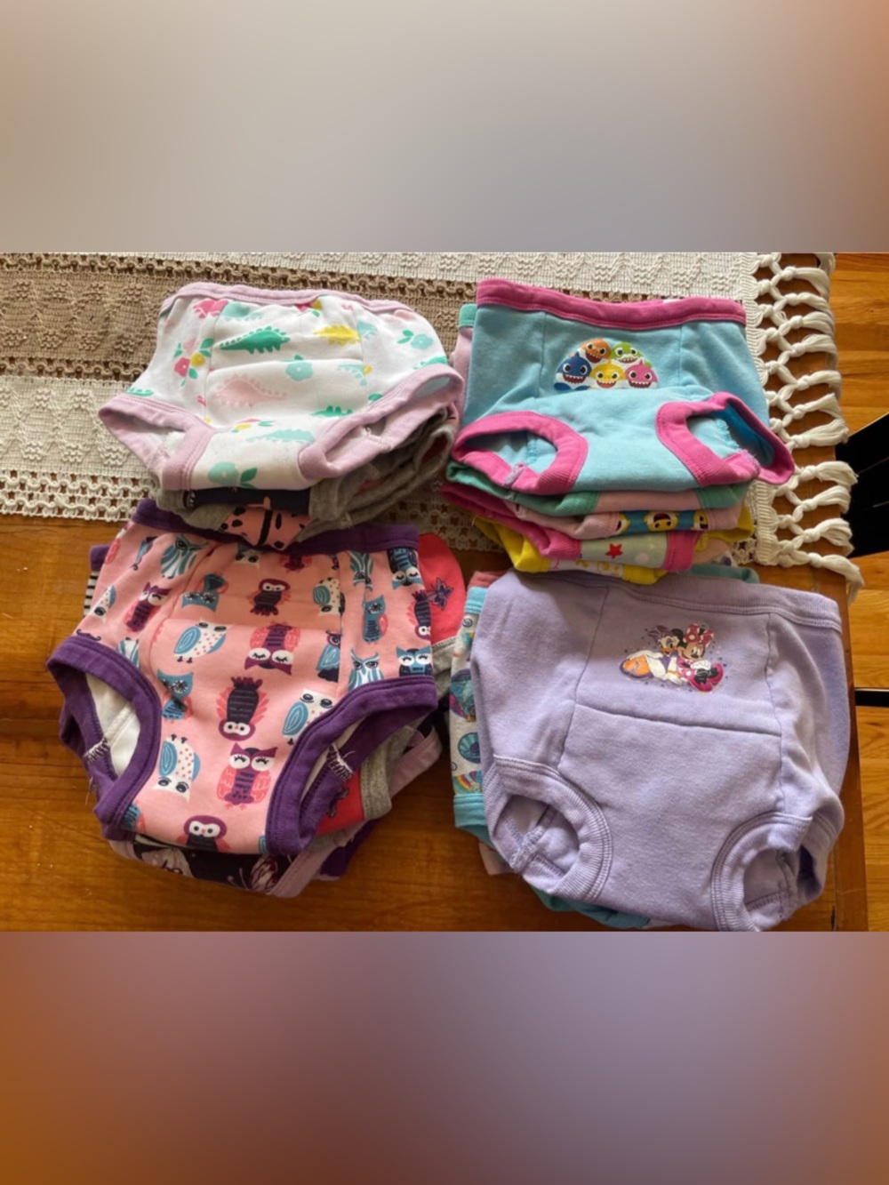 Kids Pink & Purple Owl Sleepwear Set - Unbranded